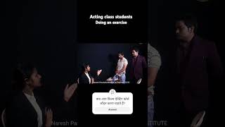 Acting class exercise actingclassinmumbai actingschool actinginstitute [upl. by Ettennod]