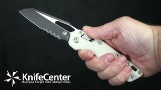 Microtech 210T2PMWH MSI RAMLOK Manual Folding Knife [upl. by Jaco370]