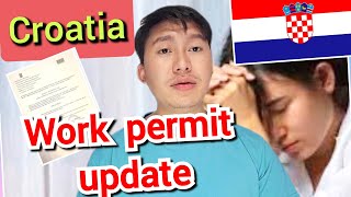 croatia work permit time update 2024  Croatia new update 2024  croatia vlog  about croatia [upl. by Yeslek]