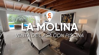 venta de casa remodelada con piscina  Urb Residencial Monterrico La Molina 🏡🤩 [upl. by Beilul]