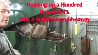 Lifting a Hundred Pound Rock from my Wheelchair Product Give Away [upl. by Dygal]