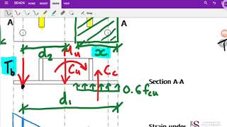 Steel Design  Base Plates  Fixed base plate design calculations  SD424 [upl. by Donnell490]