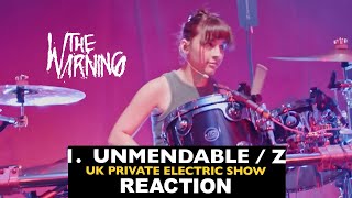 Brothers REACT to The Warning Unmendable  Z UK Private Show 2023 [upl. by Gavra]