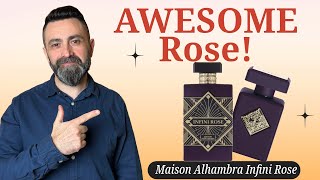 An AWESOME Rose Fragrance From Maison Alhambra the Infini Rose  A Great Initio Atomic Rose Clone [upl. by Yeca]