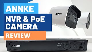 Annke 4K NVR amp PoE IP Full Color Night Vision Camera Review NC400 amp C800 [upl. by Ruffina]