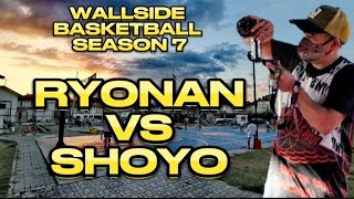 RYONAN VS SHOYO  WALLSIDE BASKETBALL SEASON 7 [upl. by Sikko]