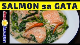 How to Cook Ginataang Salmon [upl. by Aleak364]