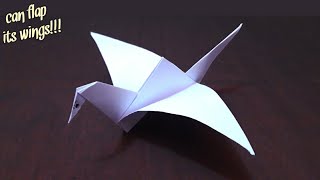 DIY  How To Make a Bird From A4 Paper  Origami Bird [upl. by Halilahk]