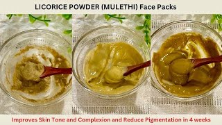 DIY LICORICE POWDER Face Packs for Skin Tone and Complexion Improvement  MULETHI POWDER Pack diy [upl. by Claudianus8]