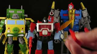 Transformers Nonnef Productions Upgrade Sets for Perceptor Party Wallop and Swoop [upl. by Hammock]