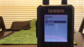 Uniden BCD436HP Backlight Menu Settings [upl. by Alakim]