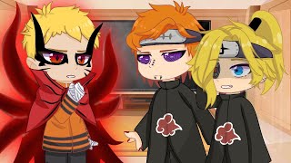 Akatsuki React To Naruto As Hokage  Gacha Club [upl. by Fabri35]