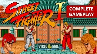 Street Fighter 1 1987  Complete Gameplay [upl. by Bushweller]