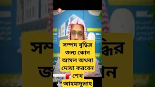 সম্পদ বৃদ্ধির জন্য কোন আমল অথবা দোয়া করবেন শেখ আহমাদুল্লাহshortvideo foryou ahmadullah duet [upl. by Karine]