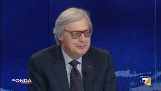 Siparietto Sgarbi Parenzo quotTi ho conosciuto bambinetto sei sempre stato molto ilarequot [upl. by Anesusa]