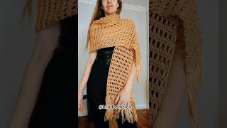 Chal elegante y súper fácil CROCHET para principiantes paso a paso sección VIDEOS crochet gancho [upl. by Jem]