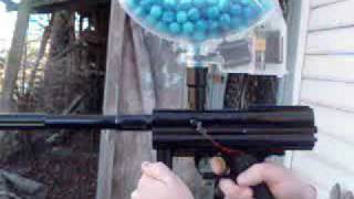 The FIRST paintball marker with antichop eyes 1998 [upl. by Danette]