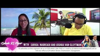 Subah Ki Pyar with Surida amp Joshua Van Slyutman  Kaieteur Radio [upl. by Jock]