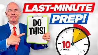 LASTMINUTE INTERVIEW PREP How To Prepare For An Interview In Under 10 Minutes [upl. by Linda]