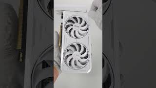 Asus Dual White OC GeForce RTX 3060 TI unboxing [upl. by Goles]