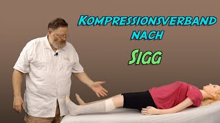 Kompressionsverband nach Sigg [upl. by Anni]