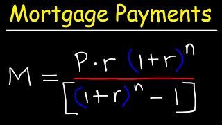 How To Calculate Your Monthly Mortgage Payment Given The Principal Interest Rate amp Loan Period [upl. by Aitam]