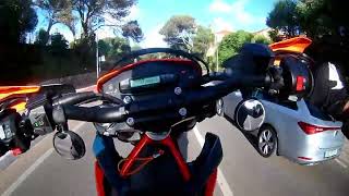 Raw POV Wheelies on the Supermoto  SMC R 2023 [upl. by Hank]