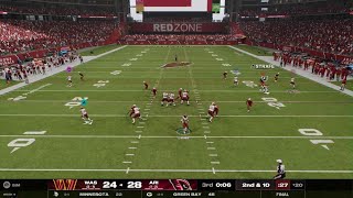 Madden NFL 25 Commaders Vs Cardinals Week 4 [upl. by Enilecram]