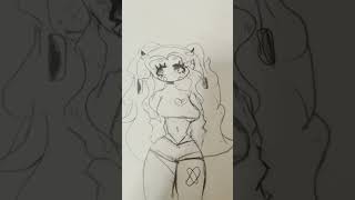 its just a plain drawing indspired by lavenderarts shorts [upl. by Rother675]