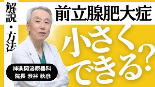 前立腺肥大症は小さくできるのか？解説と方法まで紹介します [upl. by Shotton]