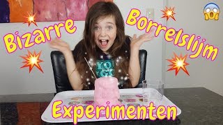 DIY  BIZARRE BORRELENDE SLIJM EXPERIMENTEN  ONTHULLING  Bibi Nederlands [upl. by Adnahsat]