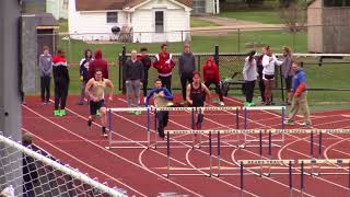 2018 04 18 Frewsburg vs Maple Grove 110m Hurdles Slow Motion [upl. by Ana]