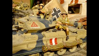 WW2 North Africa British 8th Army Diorama Part 1 Photo Video 54mm most figures King amp Country [upl. by Karlin]