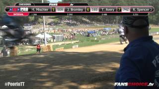 2015 Peoria TT – Dash for Cash LCQ Semis – AMA Pro Flat Track [upl. by Eartha]