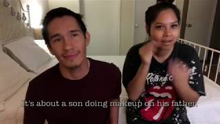 Deaf sibling doing makeup [upl. by Osner]