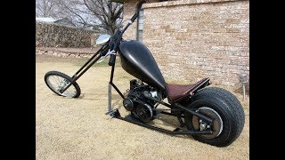 Custom Street Legal Mini Chopper 200cc with Electric Start [upl. by Brockie]