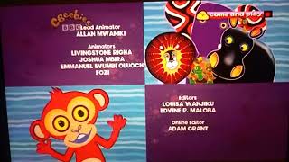 tinga Tinga tales end credits cbeebies 1992 [upl. by Warrin6]