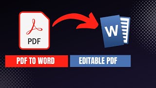 How To Convert Pdf To Word In Laptop [upl. by Naniac]