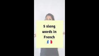 5 slang words in French 🇫🇷  By Suchita  For Classes  918920060461 [upl. by Nerra]