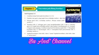 Kegiatan 3 hal 138  142 Pencerminan pada Bidang Koordinat Matematika kelas 9 Bab 3 Transformasi [upl. by Kwei]