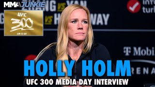 Holly Holm on Ronda Rouseys Concussion Claims She Cant Accept Im The Better Fighter  UFC 300 [upl. by Iht257]