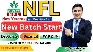 NFL NonEXECUTIVE Post Recruitment 2024  EE ECE amp Instrumentation New Batch Start Nflnewvacancy [upl. by Hoffer]