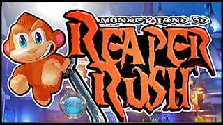 Monkey Land 3D Reaper Rush Gameplay 60fps [upl. by Anwahsak]