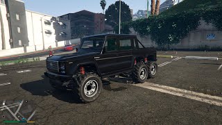 Крутой вездеход Benefactor Dubsta 6x6 GTA 5 Cars 143 [upl. by Chesnut]