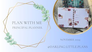 Principal Planner Plan with Me  LLP Weekly Overview Layout amp Jewel Tone Blooms [upl. by Edgardo578]