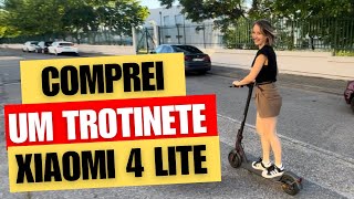 TROTINETE XIAOMI 4 LITE LANÇAMENTO [upl. by Ennazor]