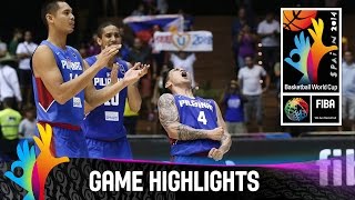 Senegal v Philippines  Game Highlights  Group B  2014 FIBA Basketball World Cup [upl. by Yelknirb424]