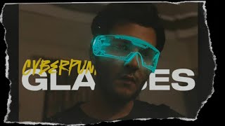 DIY LED GLOW GLASSES  Cyberpunk visor [upl. by Marmaduke541]