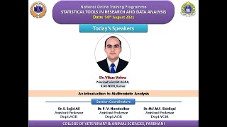 An introduction to Multivariate Analysis by Dr Vikas Vohra Principal Scientist ICARNDRI [upl. by Atinuahs]