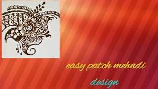 😍easy patch mehndi design [upl. by Halland]